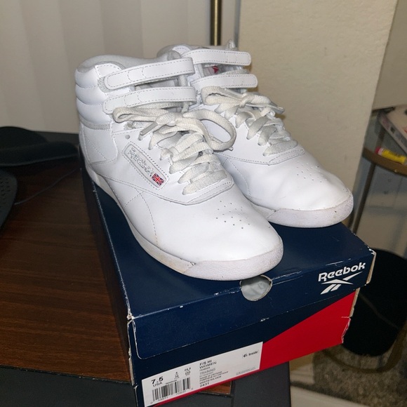 White Reebok - Picture 1 of 3